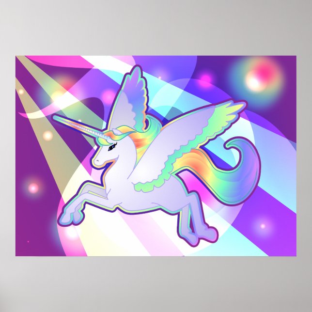 Poster Rainbow Alicorn (Frente)
