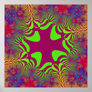 Poster Rainbow Berry Cross