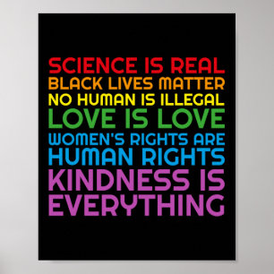 Poster Rainbow Black Vive Science Glbtq Anti Ice Hoodie