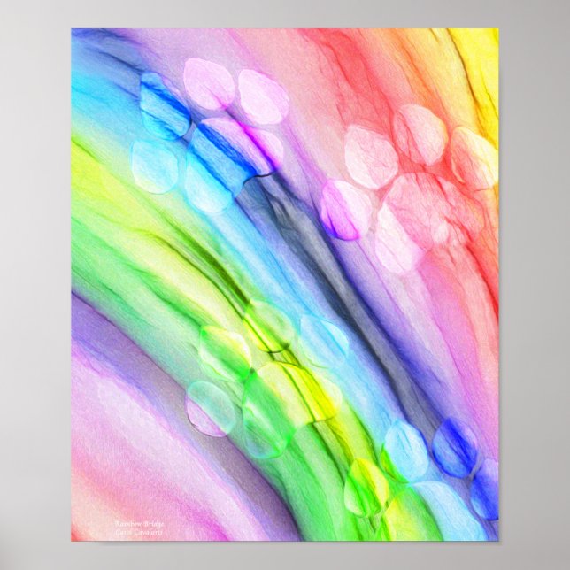 Poster Rainbow Bridge Dogs Fine Art Poster/Impressão (Frente)