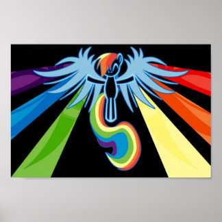 Poster Rainbow Dash Minimal