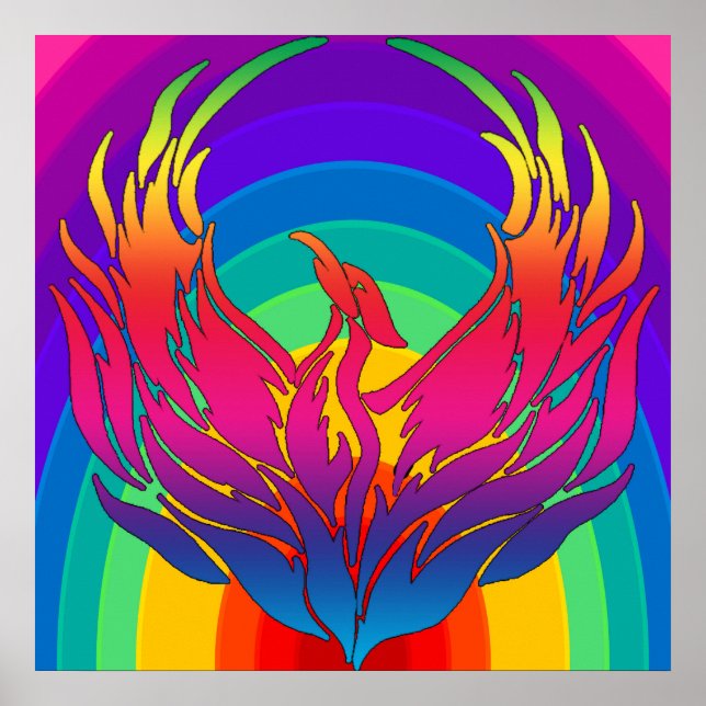 Poster Rainbow Dragon (Frente)