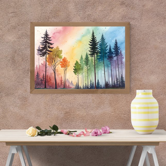 Poster Rainbow Forest Canopy (Criador carregado)