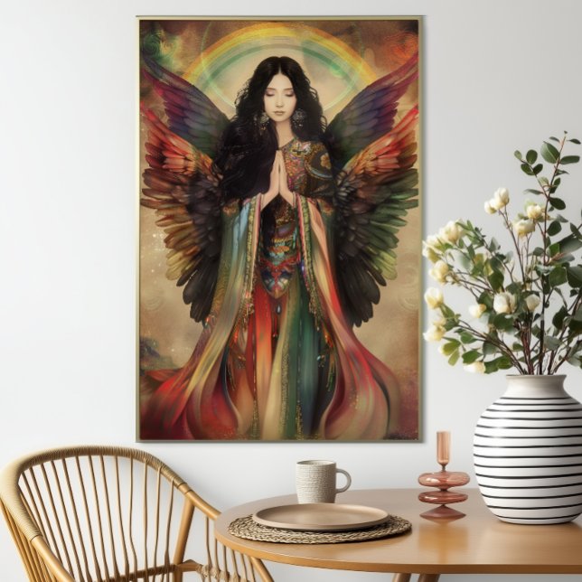 Poster Rainbow Goddese Iris Mitologia Grega Arte Boêmica (Criador carregado)