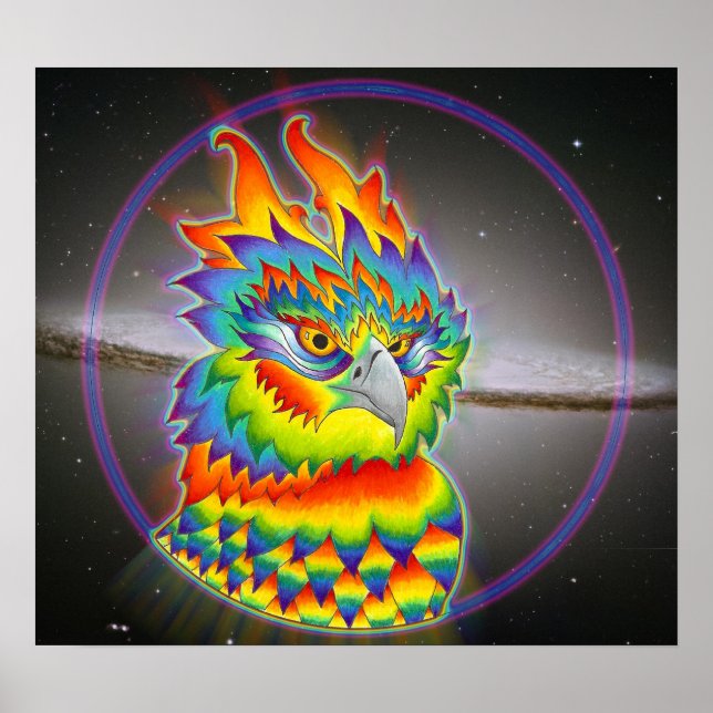 Póster Rainbow Harpy (Frente)