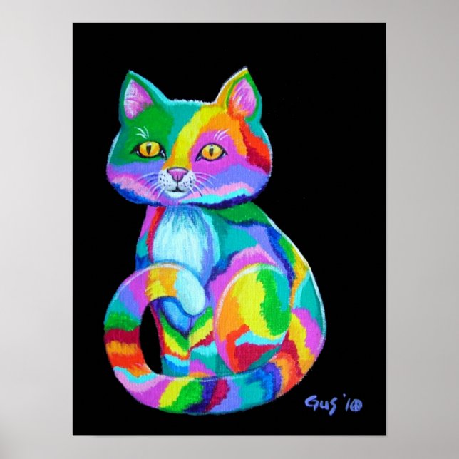 Poster Rainbow Kitten (Frente)
