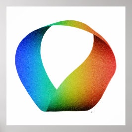Poster Rainbow Mobius Strip