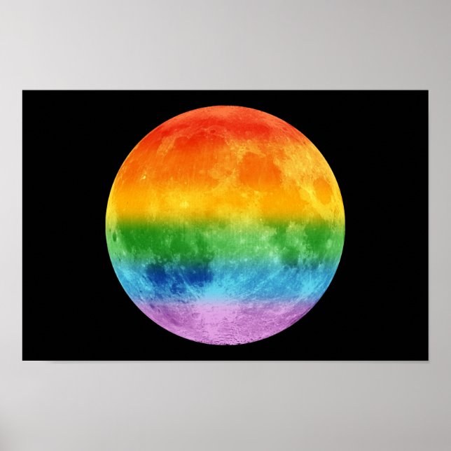 Póster Rainbow Moon (Frente)