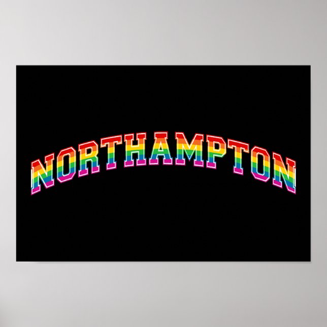 Poster Rainbow Northampton (Frente)