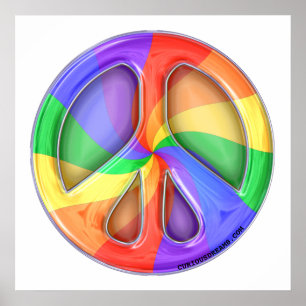 Póster Rainbow Peace