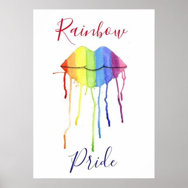 Poster Rainbow Pride (Frente)