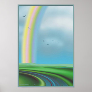 Poster " RAINBOW RIVER " por Robert Singletary
