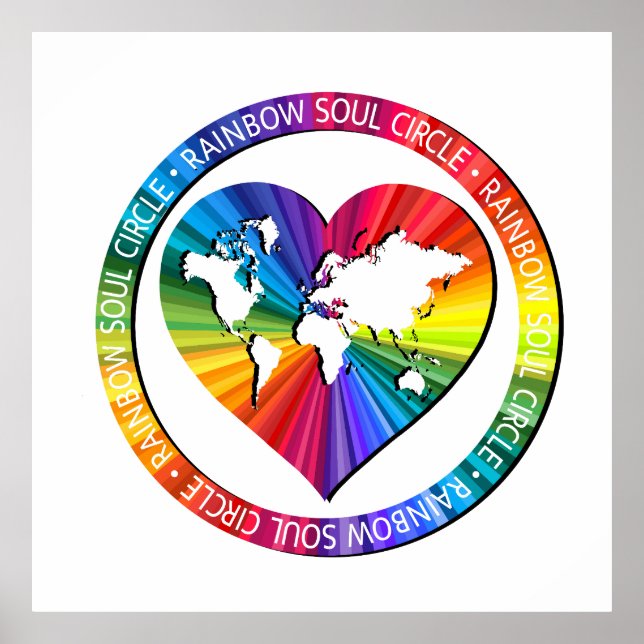 Poster Rainbow Soul Circle (Frente)