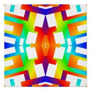 Póster Rainbow Streakus