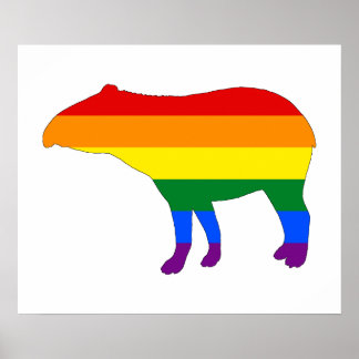Póster Rainbow Tapir