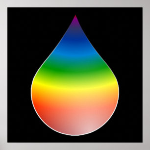 PÓSTER RAINBOW TEARDROP