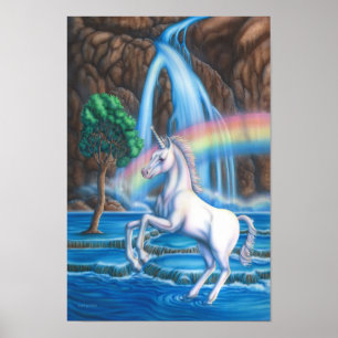 Póster Rainbow Unicorn