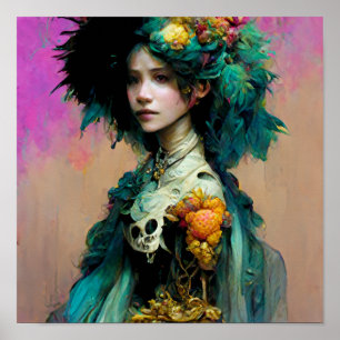 Poster Rainbow Urchin 2 Fantasy Sci-Fi