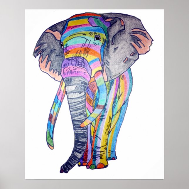 PÓSTER RAINBOWPHANT (Frente)