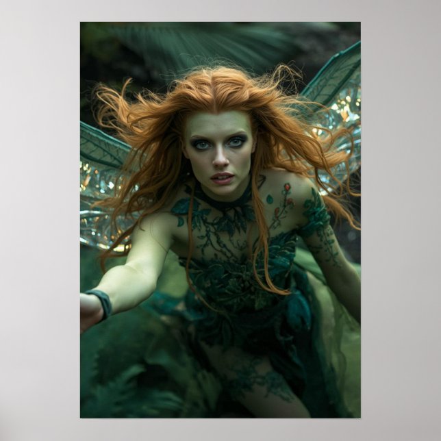 Poster Rainha Alien da Floresta Mística – Cinematográfica (Frente)