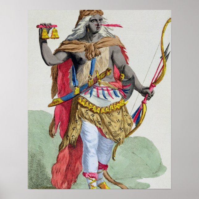 Poster Rainha Anna Nzinga (1583-1663), de "Receuil des E (Frente)