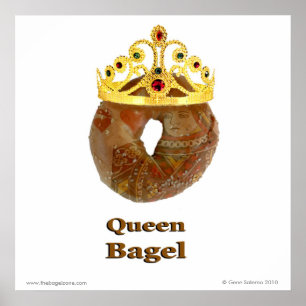 Póster Rainha Bagel