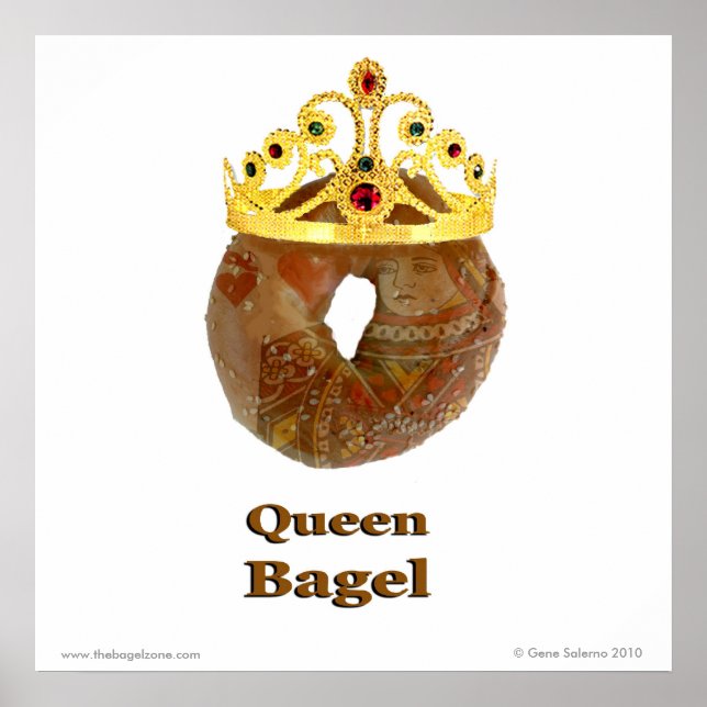 Póster Rainha Bagel (Frente)