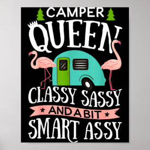 Poster Rainha Camper Cly Sy Inteligente Divertido Mulhere