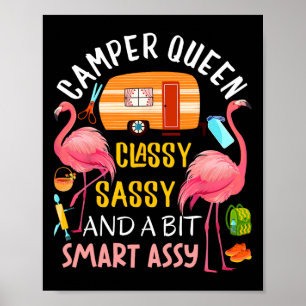 Poster Rainha Camper Cly Sy Inteligente E Presente Legal