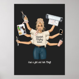 Poster Rainha Caprichosa do Artesanato