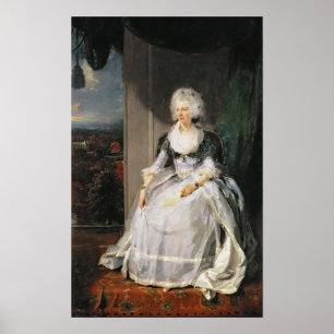 Póster Rainha Charlotte, 1789-90, esposa de George III