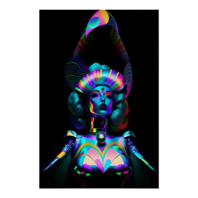 Póster Rainha da Beleza Invisível (Frente)