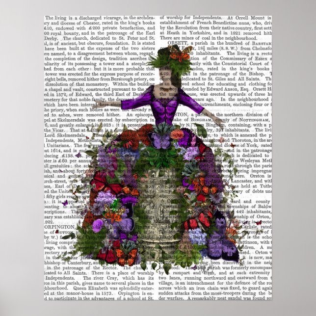 Póster Rainha da Casa da Borboleta (Frente)