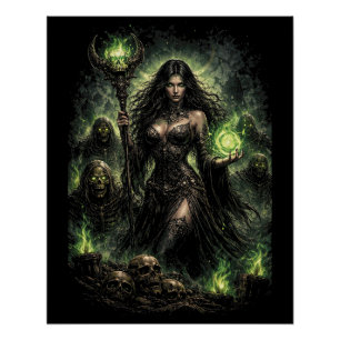 Póster Rainha da Chama Verde
