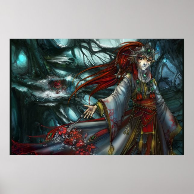 Póster Rainha da flor (Frente)