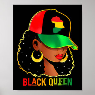 Poster Rainha da História Negra Mês da História Negra Mul