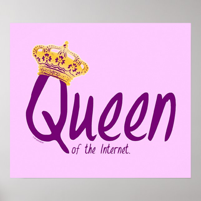 Poster Rainha da Internet (Frente)