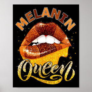 Poster Rainha da Melanina Mulher Africana Mês da História