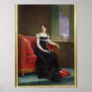 Poster Rainha da salva moscatável de Desiree da suecia