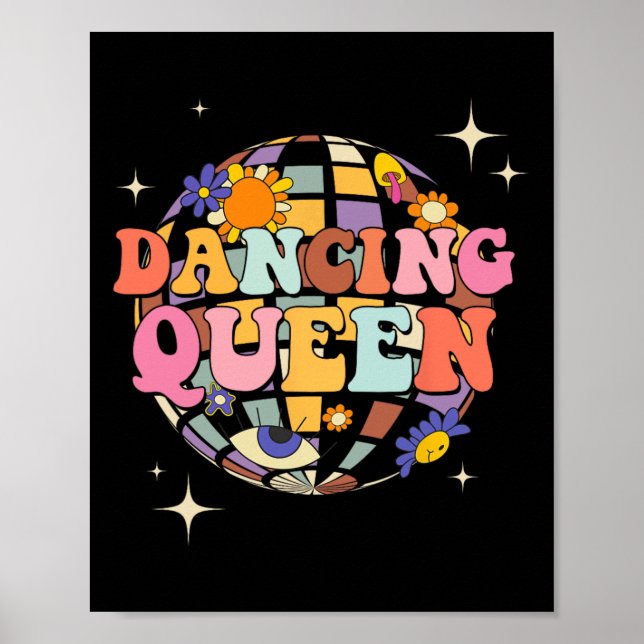 Poster Rainha Dançando Mãe Para Festas De Dança (Frente)