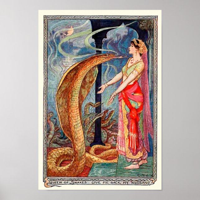 Poster Rainha das Cobras Devolva-me Meu Marido (Frente)