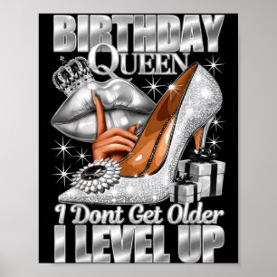 Poster Rainha de Aniversário Não Fico Mais Velha Subo de