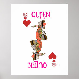 POSTER RAINHA DE COPAS - ALICE NO PAÍS DAS MARAVILHAS