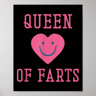 Poster Rainha De Farts Engraçada Fart Lover Fazendo Humor