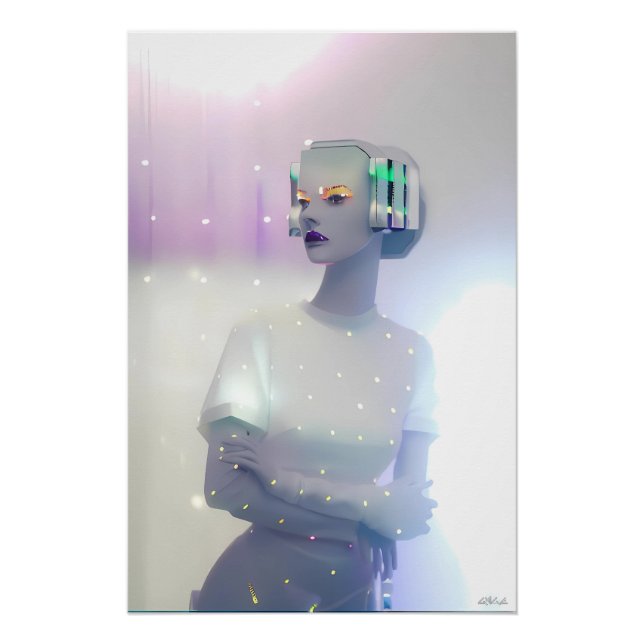 Póster Rainha de Gelo de Fembótica (Frente)