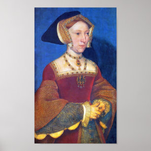 Póster Rainha de Jane Seymour de Inglaterra