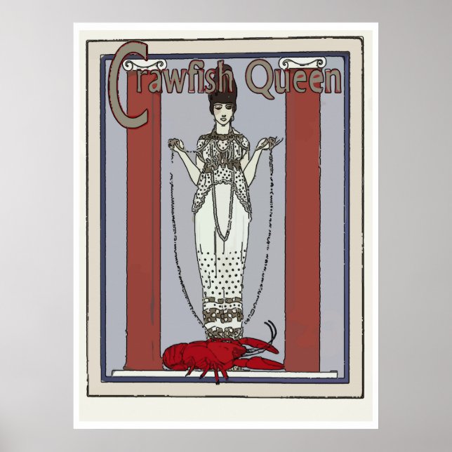 Poster Rainha de lagosta, adicionar texto (Frente)