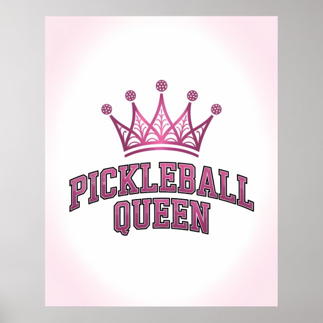 Poster Rainha de Picleball (Frente)