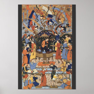 Poster Rainha de Sheba por Persischer Meister (a melhor