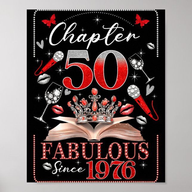 Poster Rainha do 50º Aniversário Capítulo 50 Fabulosa Des (Frente)